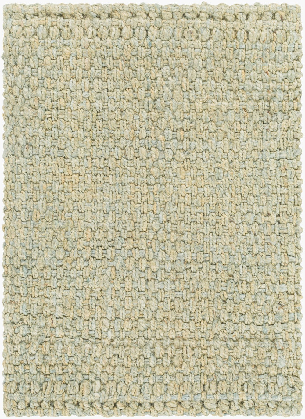 Surya Jute Woven Handmade Rug 2' X 3' - Rustic Farmhouse Charm, Easy Care, Perfect For Cozy Spaces Blue Jute Js220-23