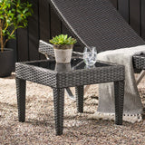 Christopher Knight Home® Antibes Grey Outdoor Accent Table - Stylish & Durable Patio Furniture