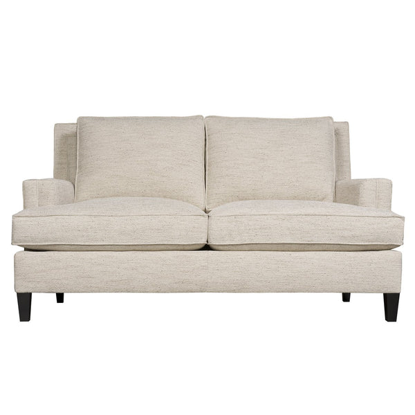 Bernhardt Bernhardt Addison Loveseat — Customizable Modern Loveseat With Welted Seams, Spring-Down Cushions, Tapered Legs - Made to Order B1485A