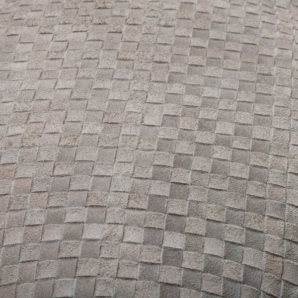 Surya Joshua 18" X 18" Cottage-style Accent Pillow Cover - Durable Leather & Polyester Blend, Unique Charm Taupe Leather,Polyester Jsh001-1818d