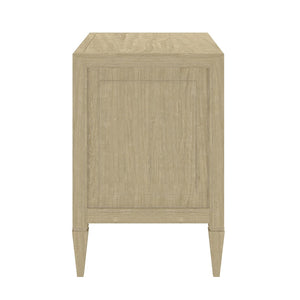 A.R.T. Furniture Eave Modern Two-Drawer Nightstand in Natural Wood Finish - Stylish Storage for Your Bedroom Decor 436141-1825