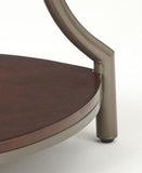 English Elm Steve Silver - Miles - Round End Table - Brown