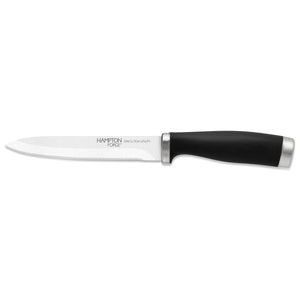 Lenox Hampton Forge Epicure 5" Utility/Frosted Blade Guard Pkg Black, BLACK MULTI HMC01A14BG