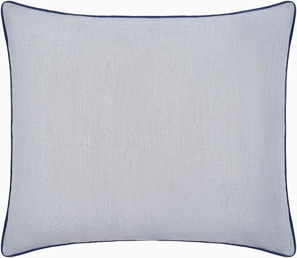 Surya Jessie Bedding Swatch - Elegant Cottage Style Cotton Fabric, 8"L X 8"W, Timeless Beauty For Your Home Navy Cotton,Cotton Jss1002-sw