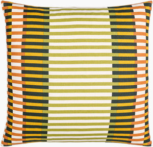 Surya Jason Wu Jsw-001 18" Accent Pillow - Stylish Cotton Decor Piece For Modern Home Spaces, Durable & Chic Cream Cotton,Cotton Jsw003-1818p