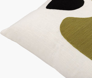 Surya Jason Wu Jsw-001 18" Accent Pillow - Stylish Cotton Decor Piece For Modern Home Spaces, Durable & Chic White Cotton,Cotton Jsw007-1818