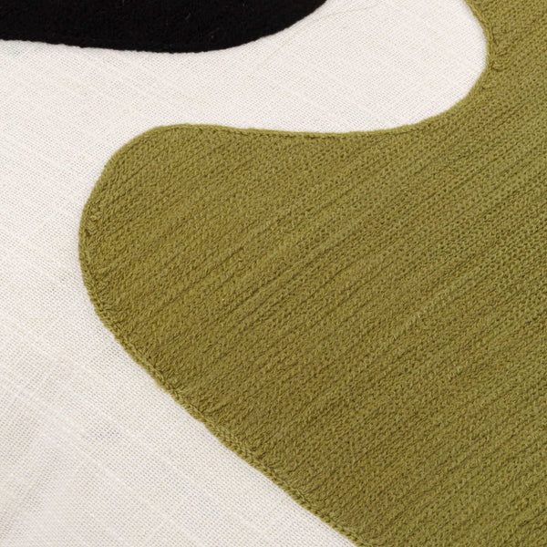 Surya Jason Wu Jsw-001 18" Accent Pillow - Stylish Cotton Decor Piece For Modern Home Spaces, Durable & Chic White Cotton,Cotton Jsw007-1818