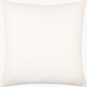 Surya Jason Wu Jsw-001 18" Accent Pillow - Stylish Cotton Decor Piece For Modern Home Spaces, Durable & Chic White Cotton,Cotton Jsw008-2020