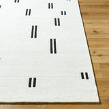 Jason Wu JSW-1003 8'10" x 12' Handmade Rug JSW1003-81012  White, Off-White, Onyx Surya