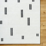 Jason Wu JSW-1003 8'10" x 12' Handmade Rug JSW1003-81012  White, Off-White, Onyx Surya