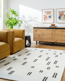 Jason Wu JSW-1003 8'10" x 12' Handmade Rug JSW1003-81012  White, Off-White, Onyx Surya