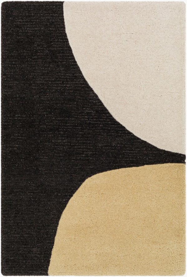 Surya Jason Wu Jsw-1000 Hand-tufted 2' X 3' Rug - Affordable Luxury With Natural Charm For Any Space Charcoal Wool Jsw1007-23