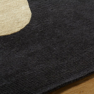 Surya Jason Wu Jsw-1000 Hand-tufted 2' X 3' Rug - Affordable Luxury With Natural Charm For Any Space Charcoal Wool Jsw1007-23