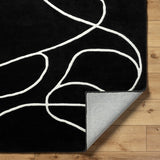 Jason Wu JSW-1008 8'10" x 12' Handmade Rug JSW1008-81012  Black, Ash Surya