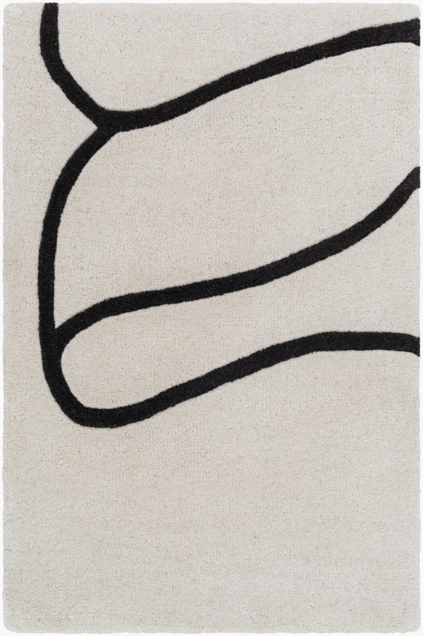 Surya Jason Wu Jsw-1000 Hand-tufted 2' X 3' Rug - Affordable Luxury With Natural Charm For Any Space Ivory Wool Jsw1009-23