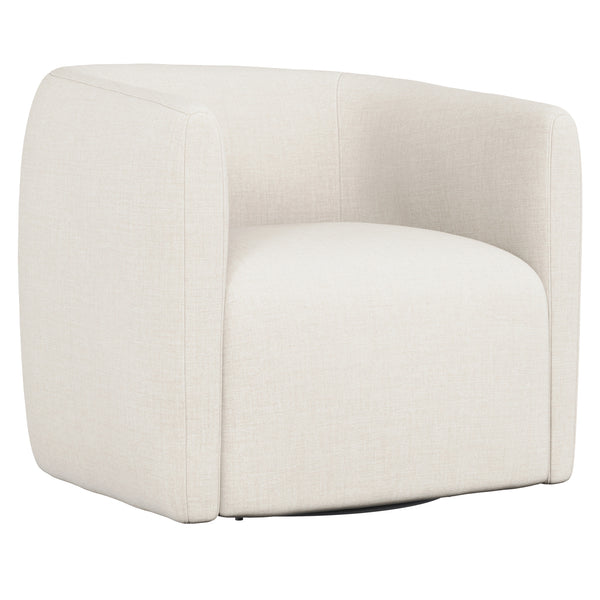 Bernhardt Aline Fabric Swivel Chair 5558-000 White B6923S_5558-000 Bernhardt