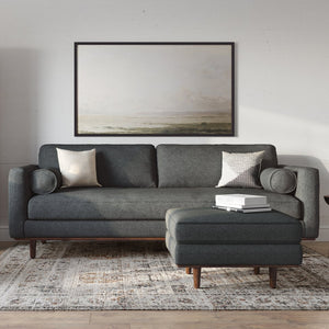 English Elm Morrison 89" Sofa - Charcoal Grey - Handcrafted Mid-Century Modern Comfort With Sustainable Style B136P159631