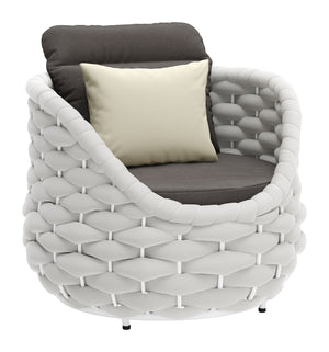 Coral Reef Accent Chair Gray 704025 Zuo Modern