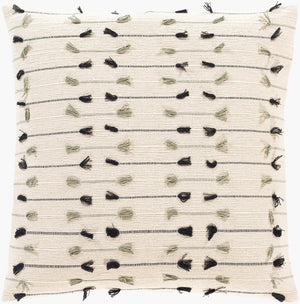 Livabliss Justine Cotton Accent Pillow Handcrafted Bohemian Global Textile for Sofa or Bed JTI003-2020P