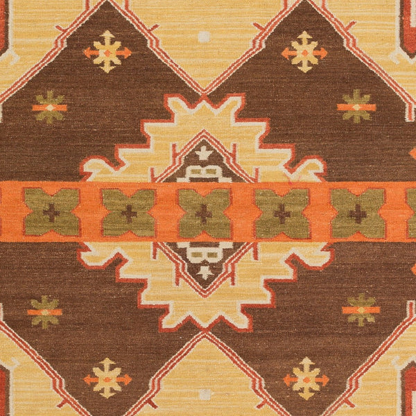 Surya Jewel Tone Ii Handmade 8' X 11' Rug - Elegant Global Design, Durable Wool, Adds Eclectic Charm! Medium Brown Wool Jtii2035-811