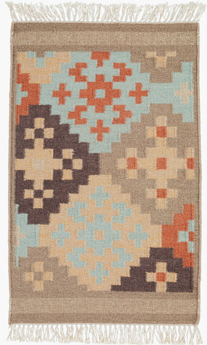 Surya Jewel Tone Ii Handmade 8' X 11' Rug - Elegant Global Design, Durable Wool, Adds Eclectic Charm! Beige Wool Jtii2049-3656