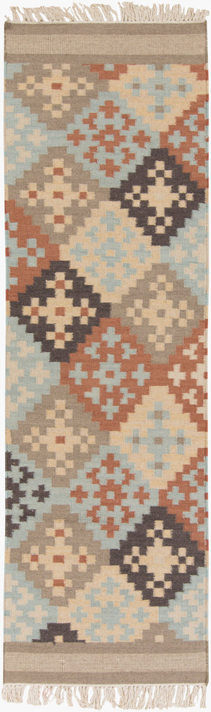 Surya Jewel Tone Ii Handmade 8' X 11' Rug - Elegant Global Design, Durable Wool, Adds Eclectic Charm! Beige Wool Jtii2049-268