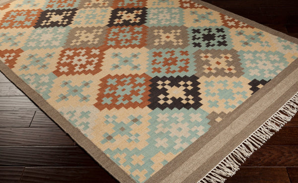 Surya Jewel Tone Ii Handmade 8' X 11' Rug - Elegant Global Design, Durable Wool, Adds Eclectic Charm! Beige Wool Jtii2049-3656