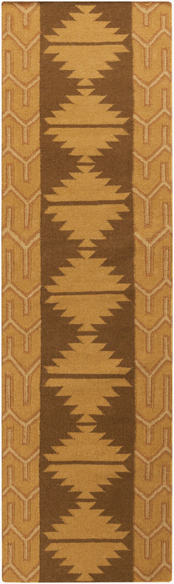 Surya Jewel Tone Ii Handmade 8' X 11' Rug - Elegant Global Design, Durable Wool, Adds Eclectic Charm! Medium Brown Wool Jtii2066-268