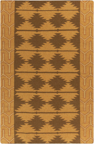 Surya Jewel Tone Ii Handmade 8' X 11' Rug - Elegant Global Design, Durable Wool, Adds Eclectic Charm! Medium Brown Wool Jtii2066-23
