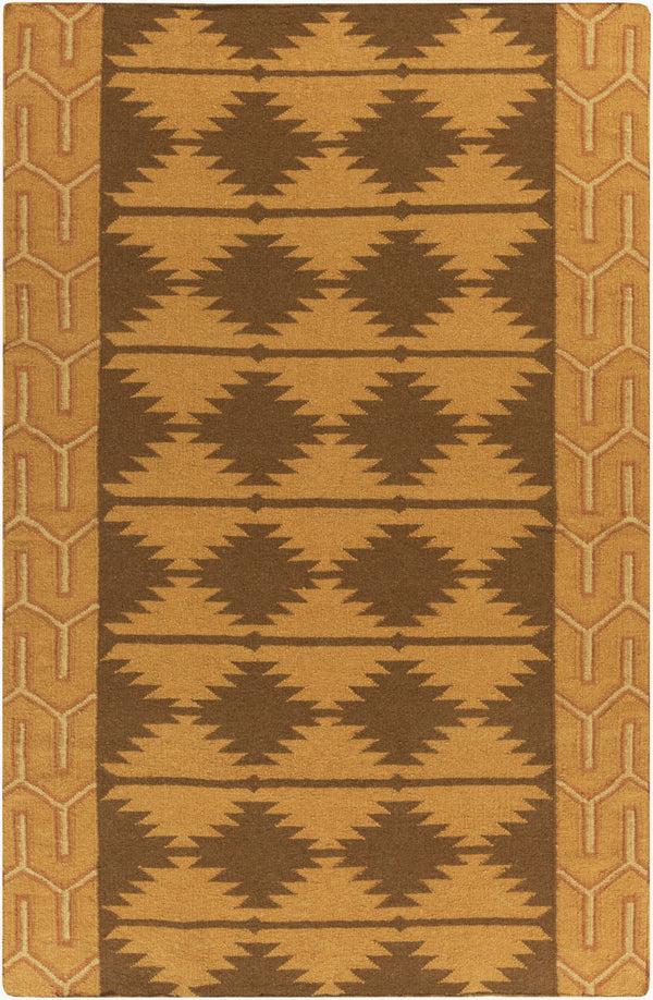 Surya Jewel Tone Ii Handmade 8' X 11' Rug - Elegant Global Design, Durable Wool, Adds Eclectic Charm! Medium Brown Wool Jtii2066-23