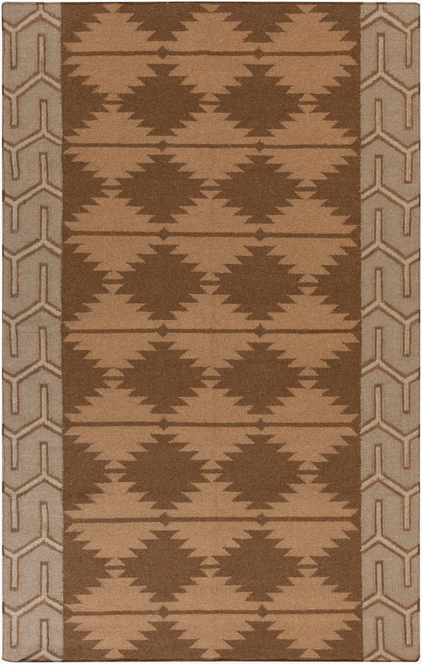 Surya Jewel Tone Ii Handmade 8' X 11' Rug - Elegant Global Design, Durable Wool, Adds Eclectic Charm! Tan Wool Jtii2068-58