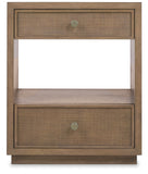 Sonnet Two-Drawer Nightstand Medium Wood 6072-90116-85 Hooker Furniture