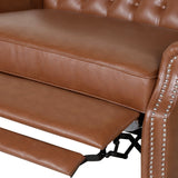 Christopher Knight Home® - Noble House - Trillium Contemporary Faux Leather Tufted Oversized Recliner with Nailhead Trim