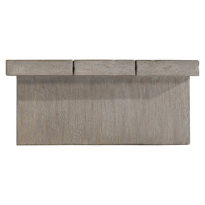 Bernhardt Bernhardt Melbourne Teak Cocktail Table 56"W X 36"D Live-Edge Plank Top Carbonized Sea Oat Finish X06023