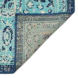 Christopher Knight Home® - Noble House - Derudder 7'10" X 10' Indoor/Outdoor Area Rug, Blue and Ivory