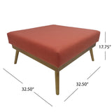 Christopher Knight Home® - Noble House - Elijah Mid Century Fabric Ottoman