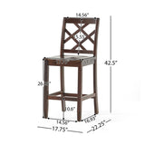 Christopher Knight Home® - Noble House - Harmon Brown Acacia Counter Chair