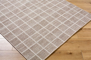 Livabliss Judie Handwoven Flatweave Accent Rug Wool Polyester Blend for Entryway or Bath Beige, Sand 3'6" x 5'6" JUD2300-3656