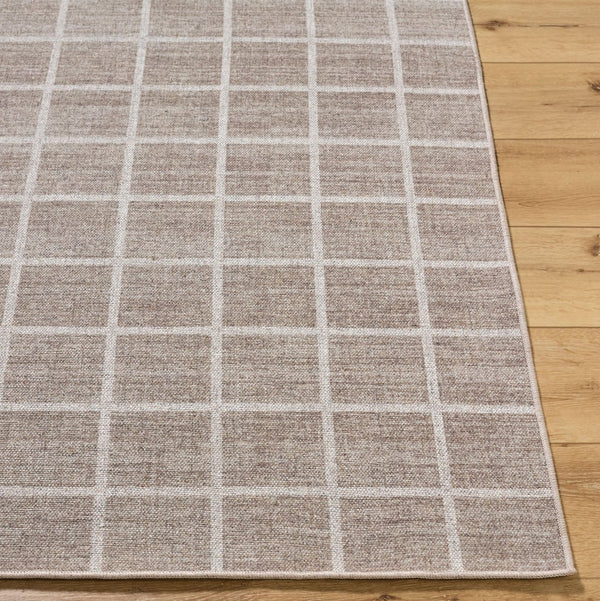 Livabliss Judie Handwoven Flatweave Accent Rug Wool Polyester Blend for Entryway or Bath Beige, Sand 3'6" x 5'6" JUD2300-3656