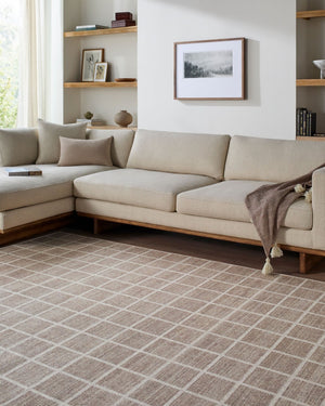 Livabliss Judie Handwoven Flatweave Accent Rug Wool Polyester Blend for Entryway or Bath Beige, Sand 3'6" x 5'6" JUD2300-3656