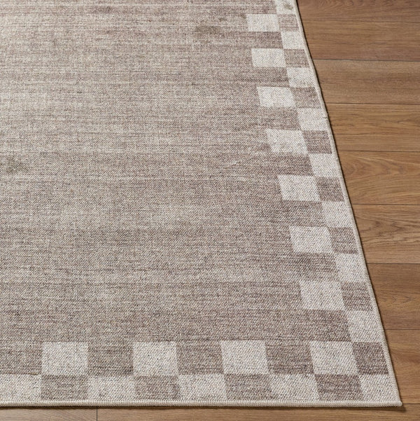 Livabliss Judie Handwoven Flatweave Accent Rug Wool Blend for Entryway Bathroom or Bedside Taupe, Stone 3'6" x 5'6" JUD2301-3656
