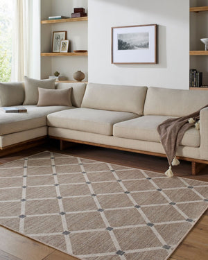 Livabliss Judie Handwoven Flatweave Wool Blend Rug for Entryways Bathrooms and Accent Spaces Beige, Ivory 9' x 12' JUD2302-912