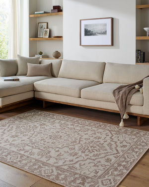 Livabliss Judie Handwoven Flatweave Area Rug Wool Blend High Traffic Entryway Kitchen Accent Beige, Taupe 2' x 3' JUD2304-23
