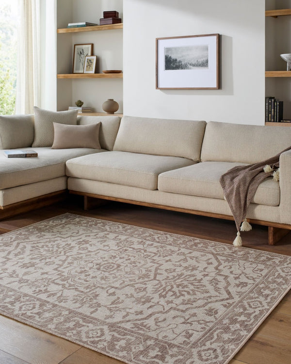 Livabliss Judie Handwoven Flatweave Area Rug Wool Blend High Traffic Entryway Kitchen Accent Beige, Taupe 2' x 3' JUD2304-23