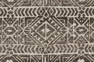 Feizy Rugs Colton Modern Southwestern Geometric Rug - Stain Resistant, Soft & Durable For High Traffic Areas Brown,Taupe,Ivory Polyester 8748627fchl000h50