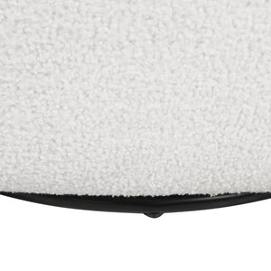 English Elm Christopher Knight Home® - Swivel Upholstered Accent Chair with Plush Fabric Comfort and 360° Rotation for Living Rooms White 74240.00WHI