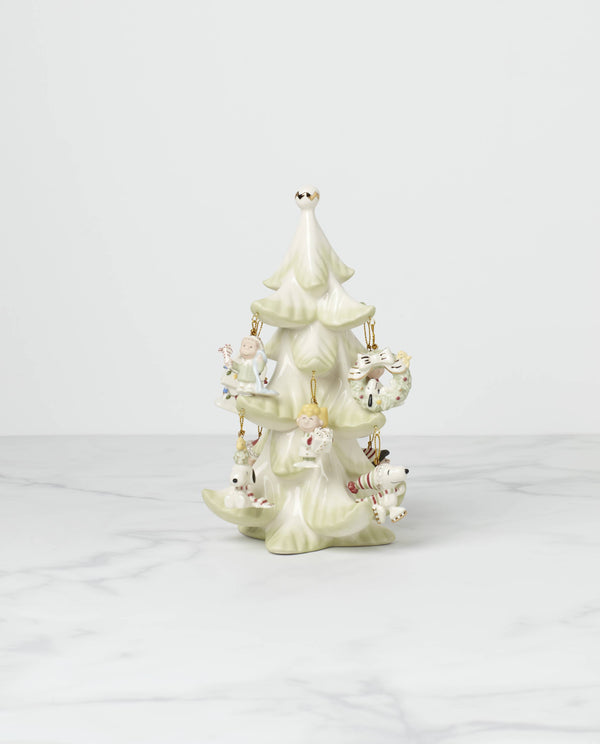 Lenox Snoopy & Friends Christmas Tree Ornament Set Multi, NO COLOR PORCELAIN 6361265