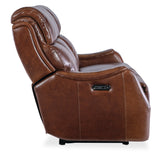 Harlan Zero Gravity PWR Sofa w/PWR Headrest Brown MS Collection SS734-PHZ3-088 Hooker Furniture