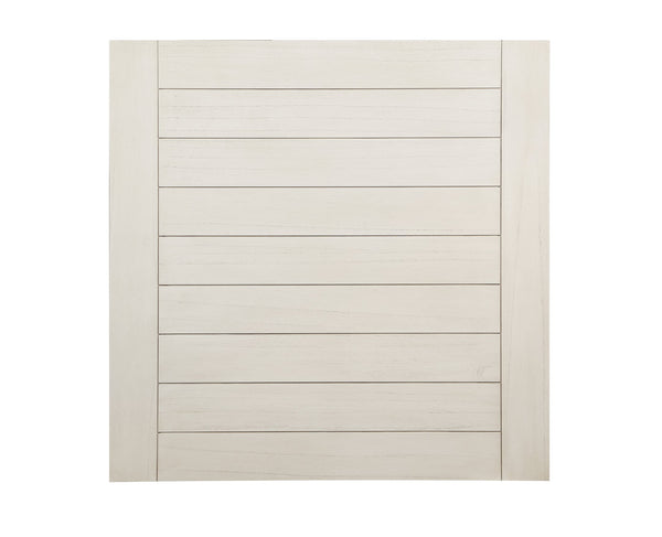 English Elm Steve Silver - Farmhouse 5-Pack Counter Dining Set Ivory – Plank-Top Table & Shaped Stool Seats, Compact Rustic Charm B081111835