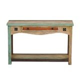 Christopher Knight Home® - Noble House - Meader Boho Handmade Distressed Mango Wood Console Table